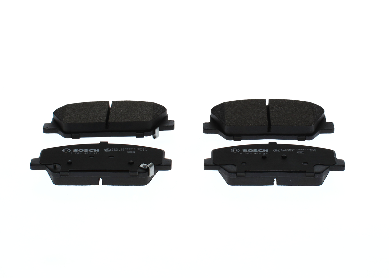 Įsigykite BOSCH Stabdžių kaladėlės Prekės Nr.: 0 986 424 491 už žemiausią 42,98 € kainą
