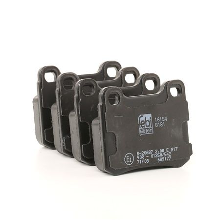 Įsigykite nebrangią originalią Stabdžių kaladėlės 16154. sulyginama su A0014200120 OEM numeriais internetu