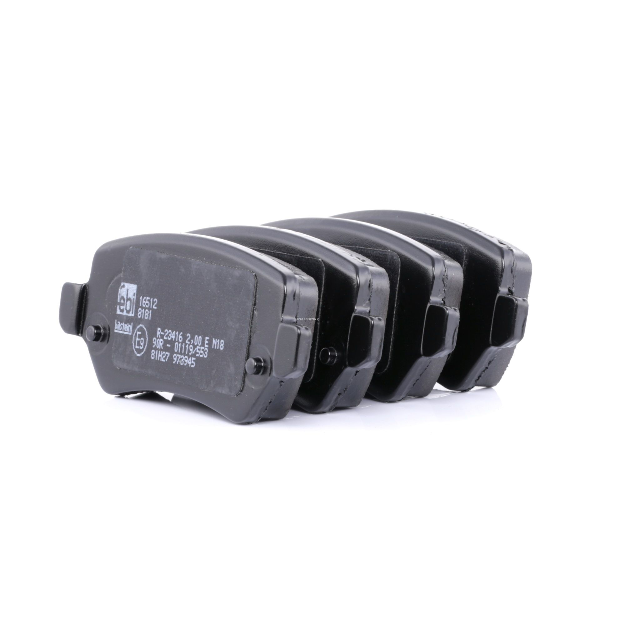 Compre FEBI BILSTEIN Pastilhas de travão Produto No.: 16512 a preços baixos de 18,95 €