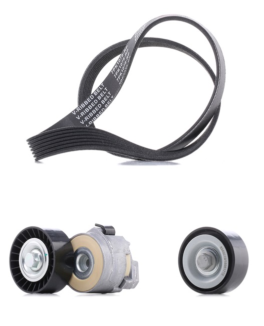 OEM Poly V-riem set IVECO 2.3 40C11, 40C11 D 106 PK Diesel van RIDEX PLUS online aan geweldige prijzen