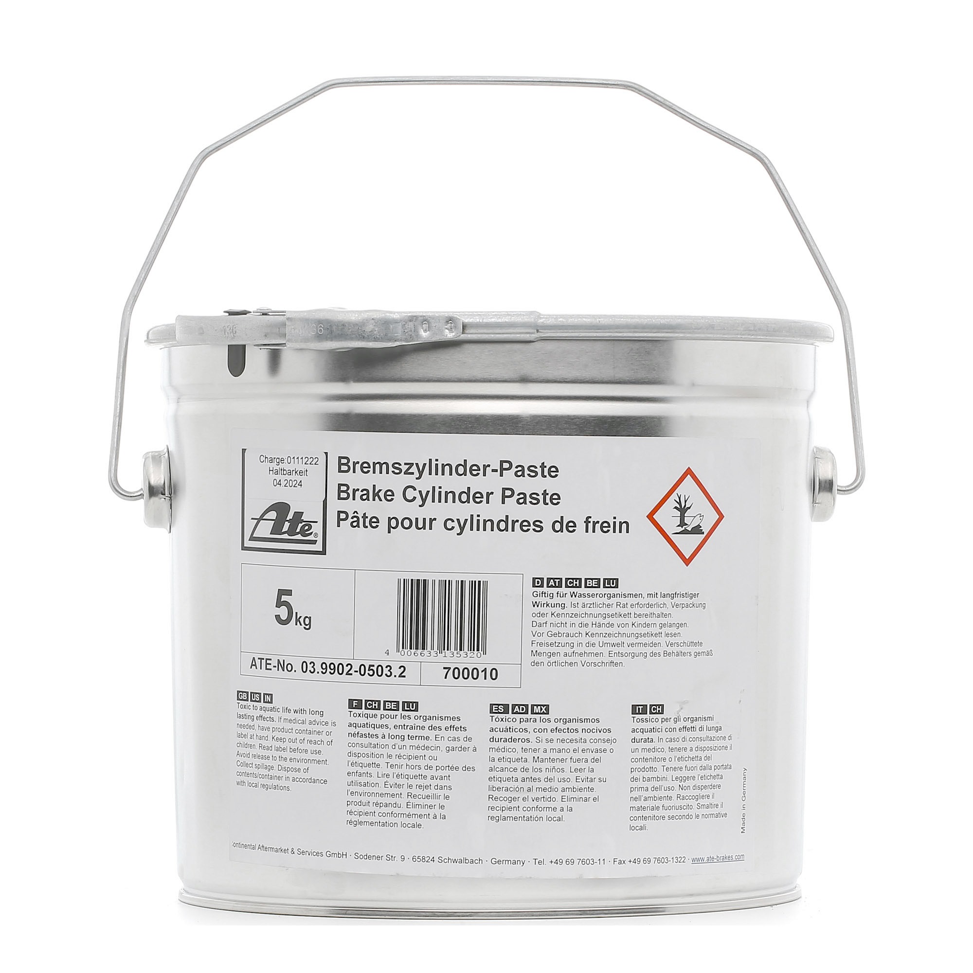 Köp ATE Bromscylinderpasta, broms / koppling Produktnummer: 03.9902-0503.2 till det förmånliga priset av 2457,06 kr