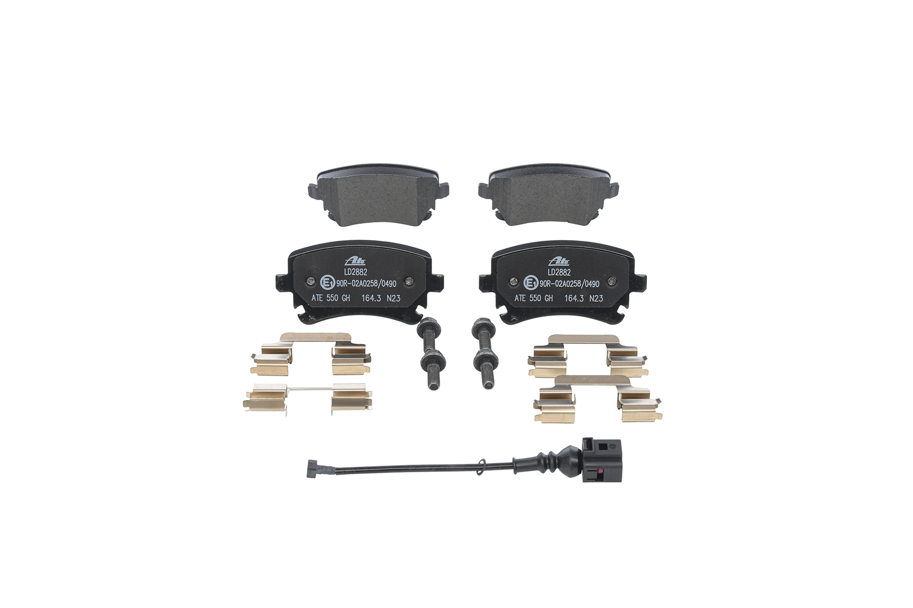 Kupte si levné originální Sada brzdových destiček, kotoučová brzda 13.0470-2882.2 porovnatelné s 7H0698451C OEM čísly online