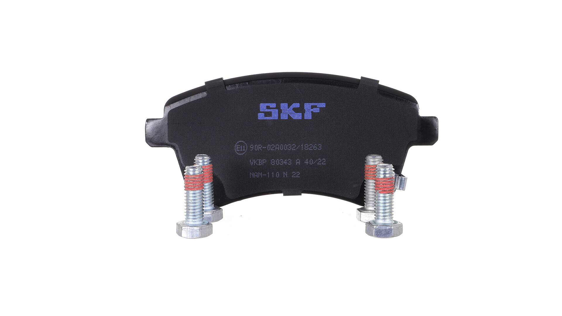 Köp SKF Bromsbelägg Produktnummer: VKBP 80343 A till det förmånliga priset av 526,19 kr