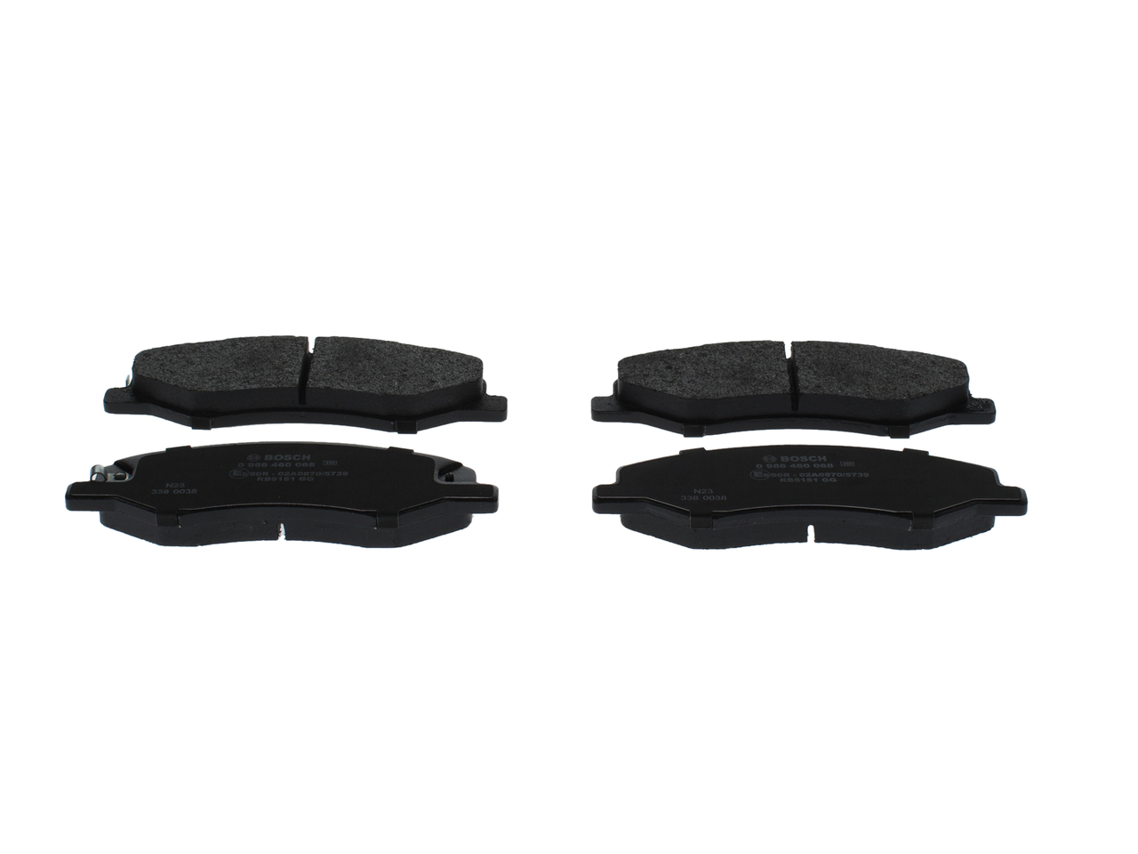 Köp billiga original Bromsbelägg 0 986 460 068 jämförbara med 45022THRA02 OEM nummer på nätet