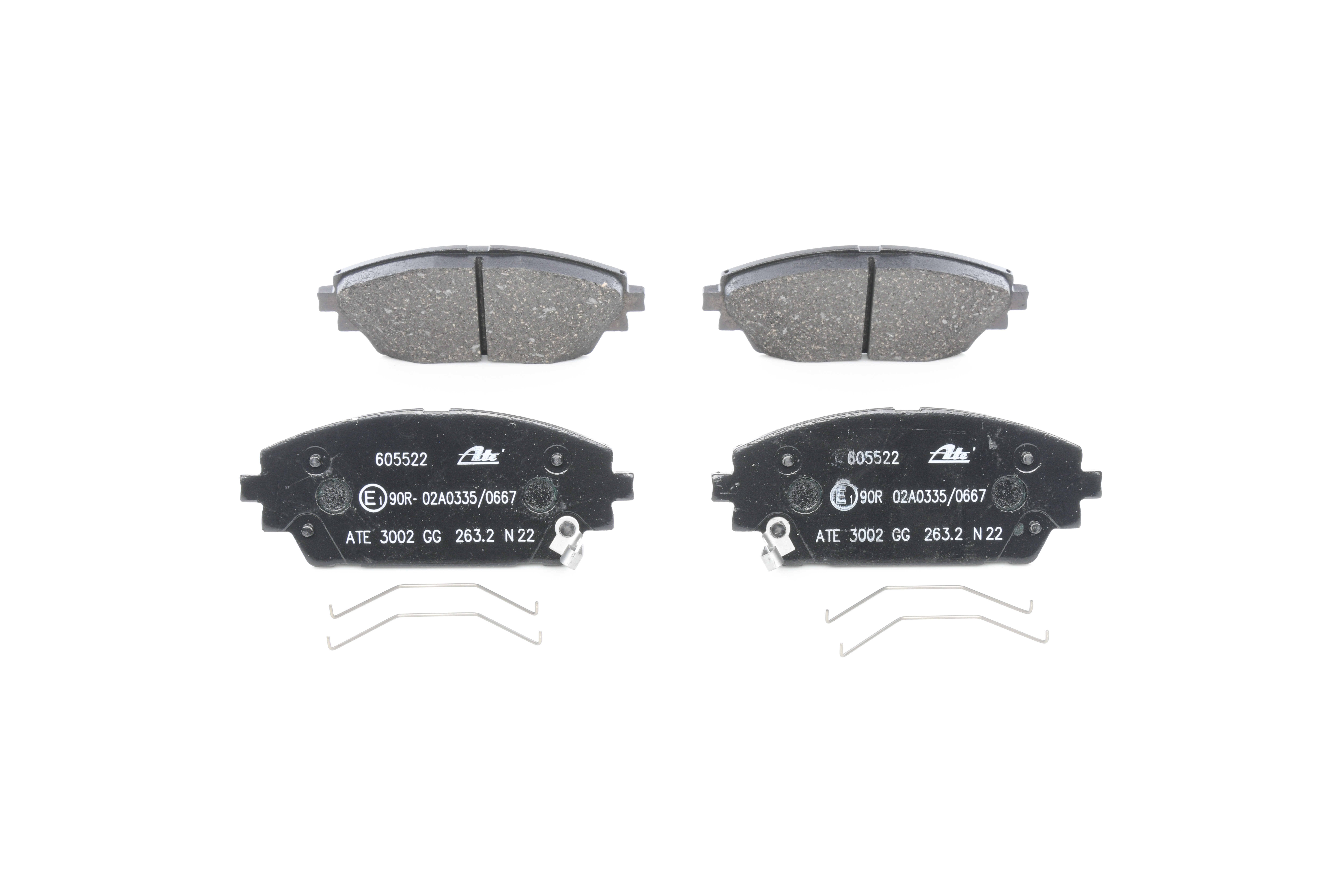 Köp billiga original Bromsbelägg 13.0460-5522.2 jämförbara med BCYB3328ZA OEM nummer på nätet