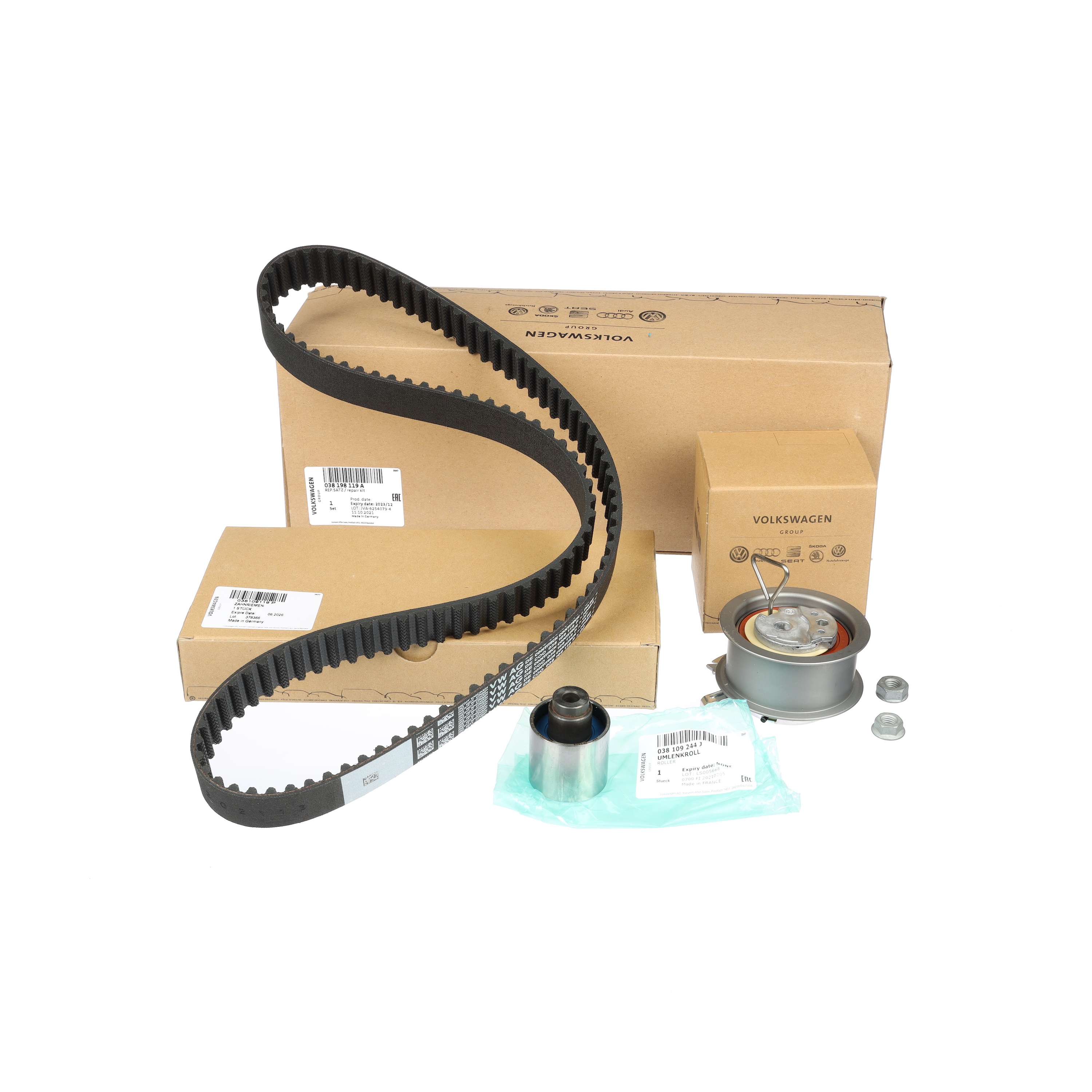 Kupite poceni originalno Komplet (kit) zobatega jermena RM0019VR2, primerljivo z 038198119A OEM številke, prek spleta