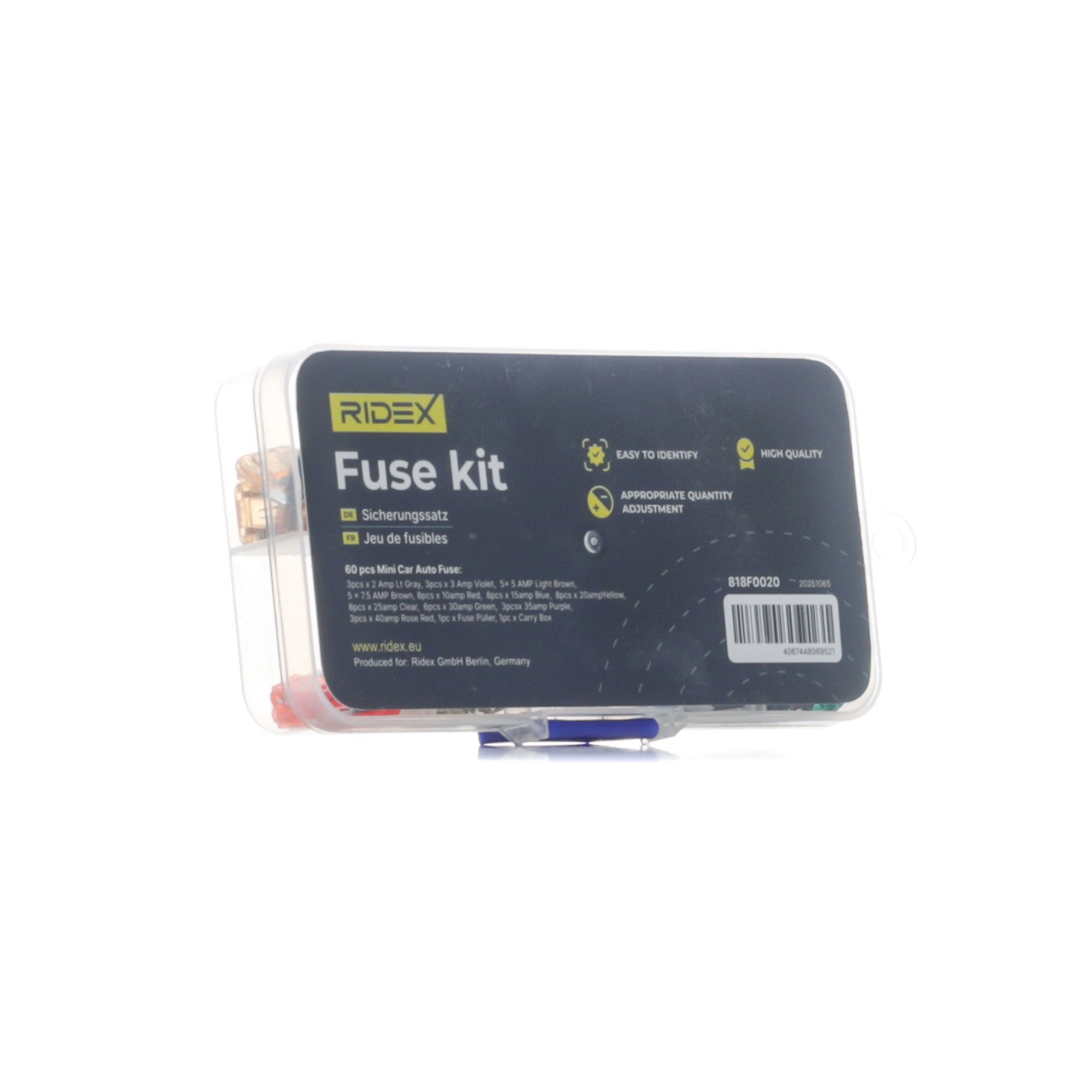Įsigykite RIDEX Saugiklis Prekės Nr.: 818F0020 už žemiausią 4,70 € kainą