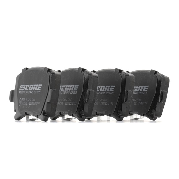 Koop online goedkoop originele Remblokken GCD020013 vergelijkbaar met 8E0698451M OEM-nummers