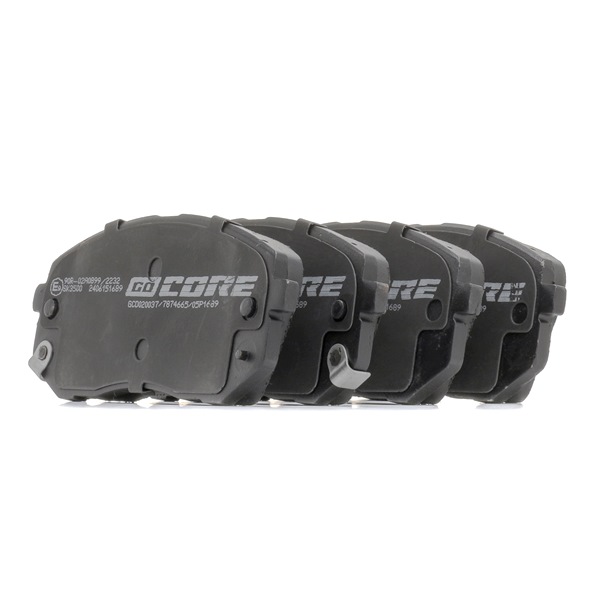 goCORE 58101 E4A10 Bremsbeläge