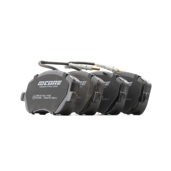 Originale Bremsbeläge FIAT 2.0 JTD 94 PS Diesel 0000077366761 von goCORE im Internet zu fairen Preisen