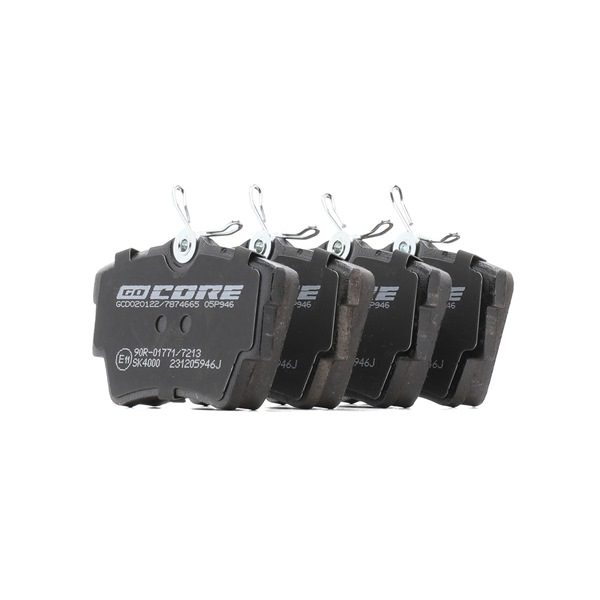 goCORE 95 599 224 Bremsbeläge