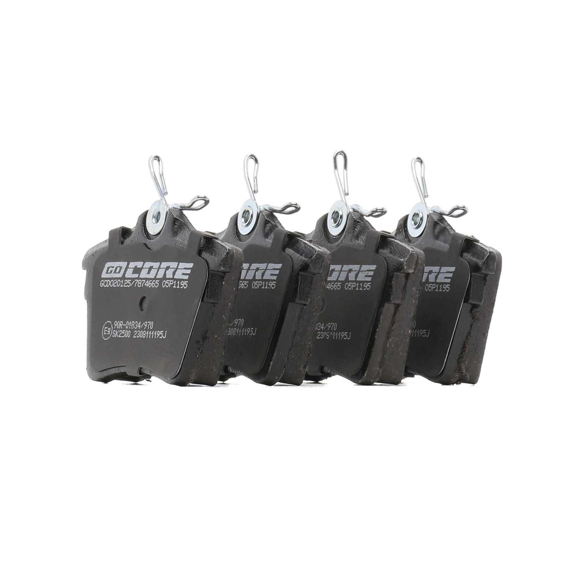 goCORE Bremsbeläge Produkt Nr.: GCD020125 zum günstigen Preis von 55,14 € kaufen