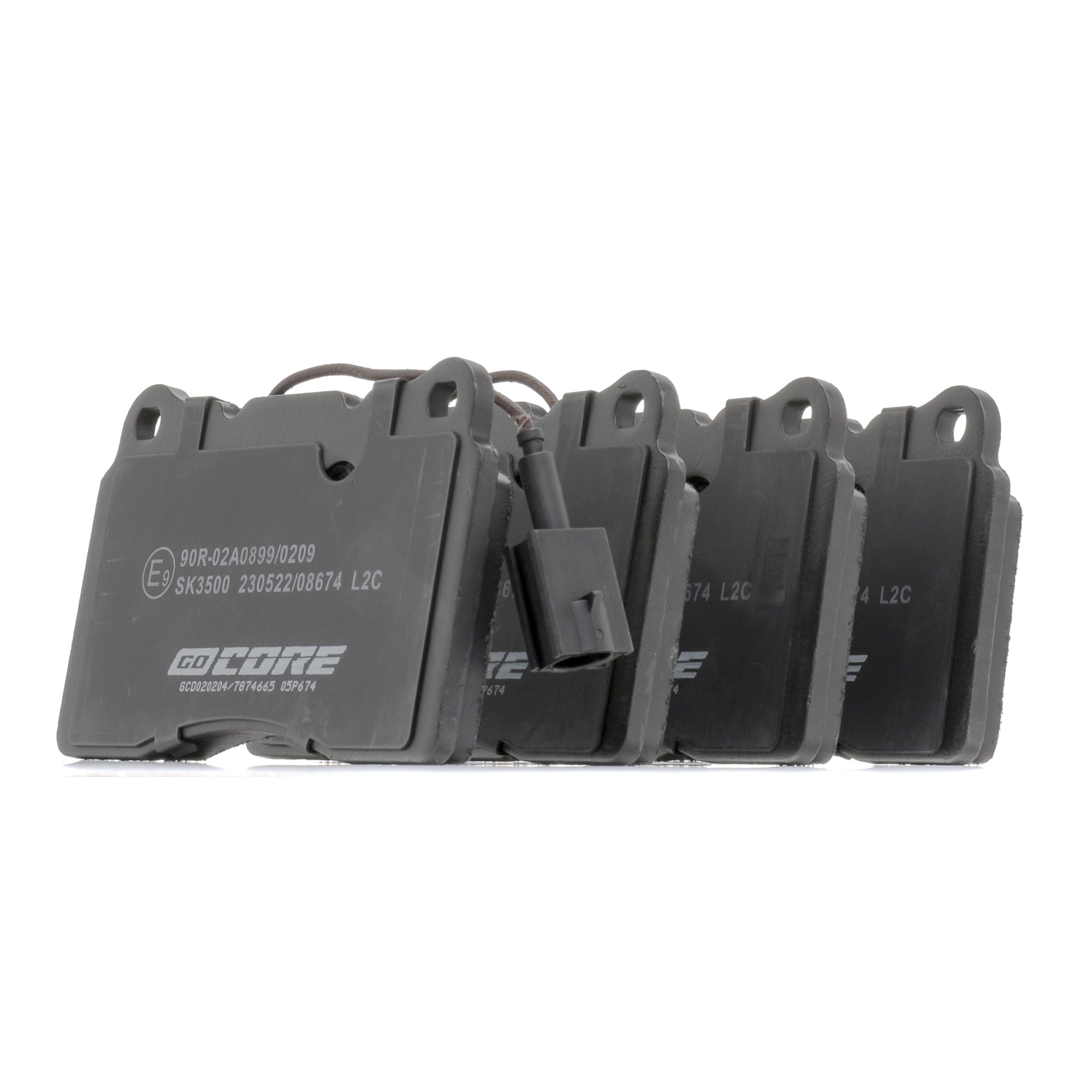 goCORE GCD020204 Plaquettes de frein
