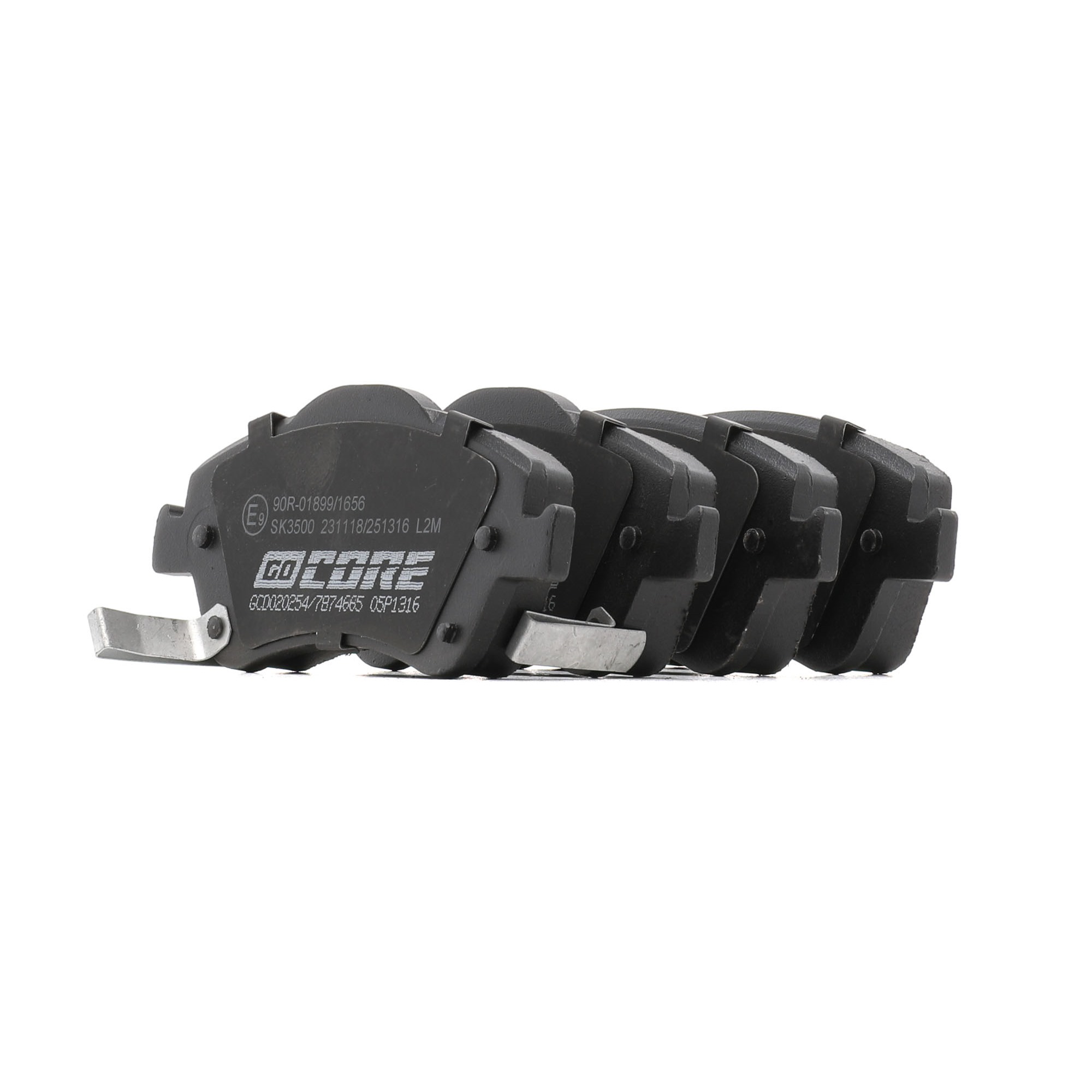 goCORE Bremsbeläge Produkt Nr.: GCD020254 zum günstigen Preis von 74,55 € kaufen