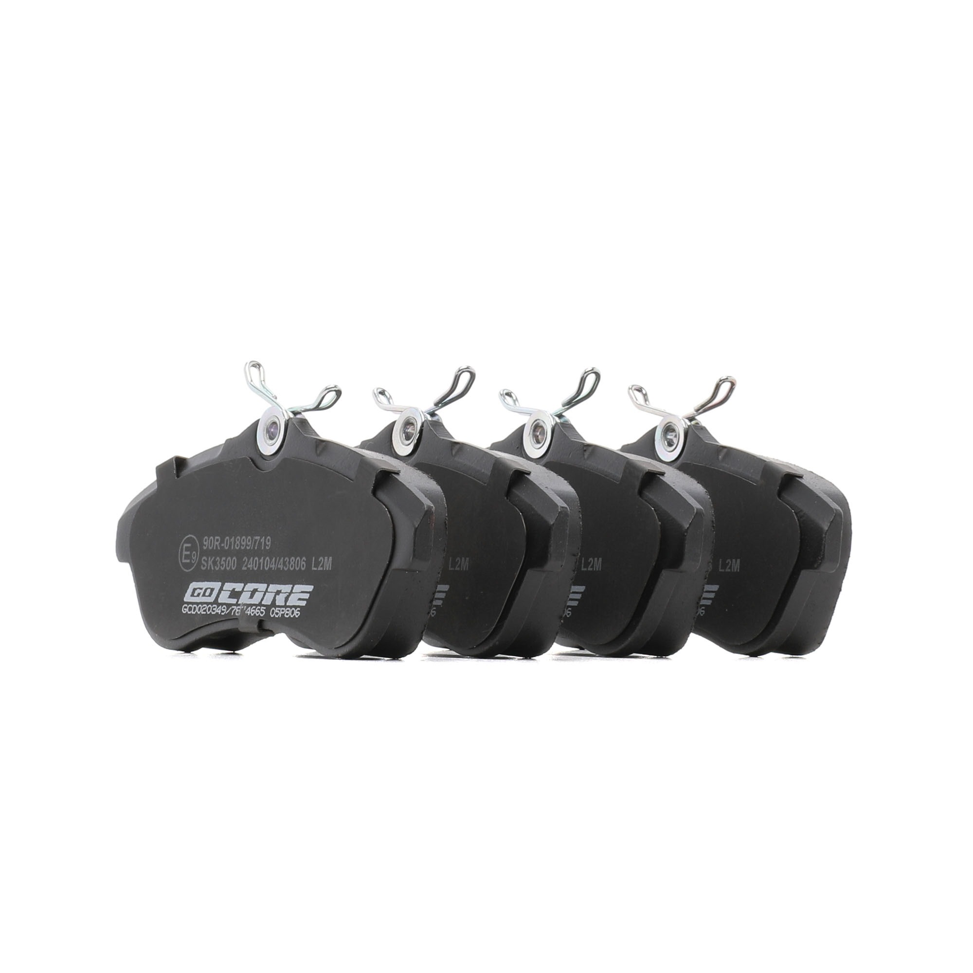 goCORE Bremsbeläge Produkt Nr.: GCD020349 zum günstigen Preis von 56,44 € kaufen