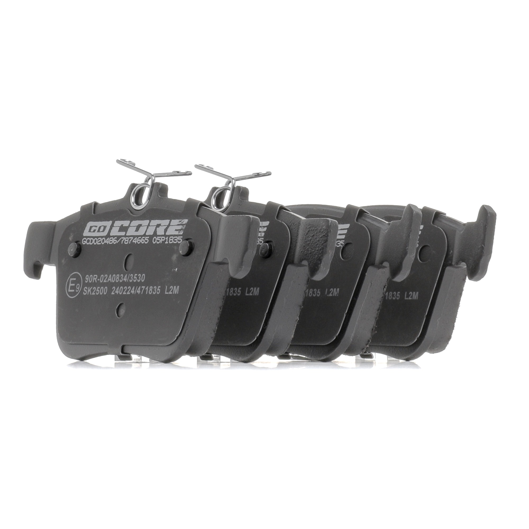 goCORE GCD020486 Plaquettes de frein