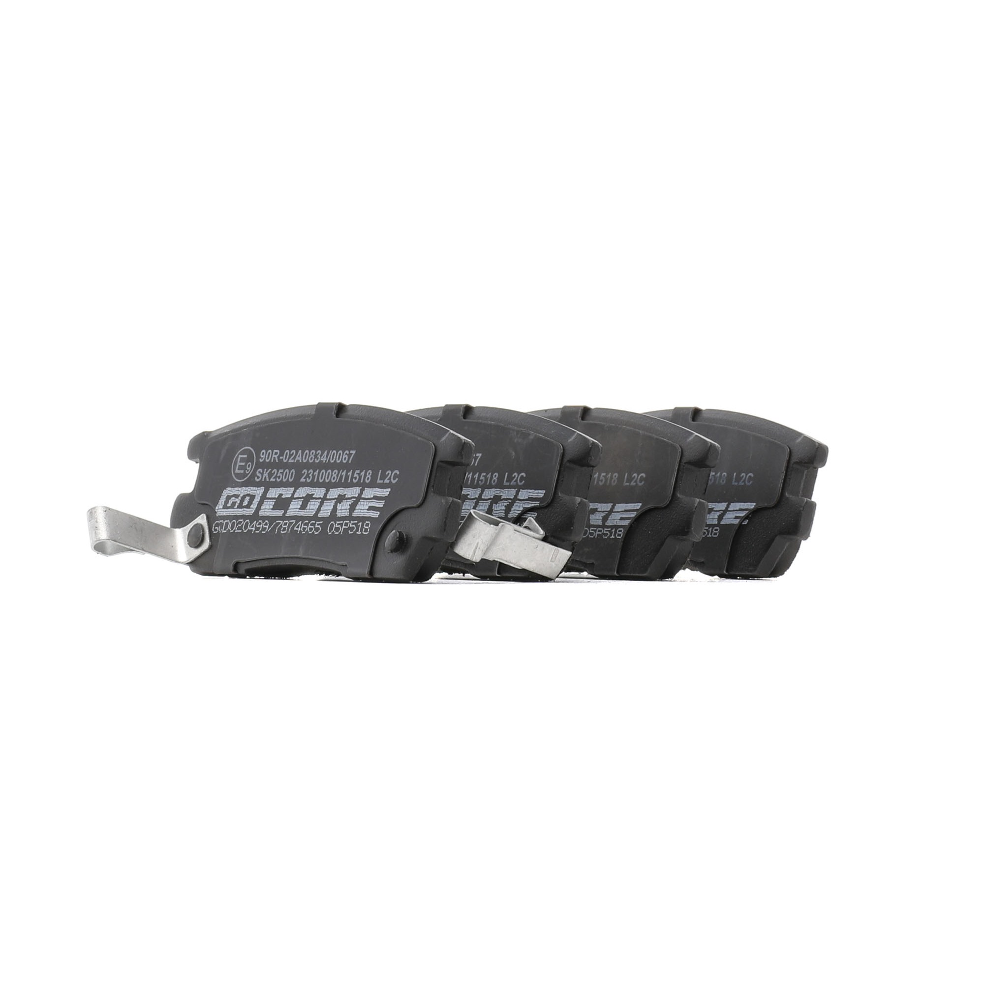 goCORE Bremsbeläge Produkt Nr.: GCD020499 zum günstigen Preis von 41,03 € kaufen
