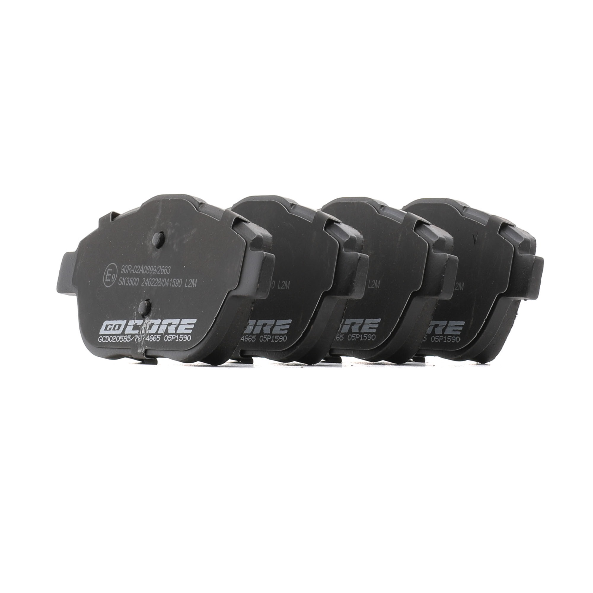 goCORE Bremsbeläge Produkt Nr.: GCD020585 zum günstigen Preis von 79,52 € kaufen