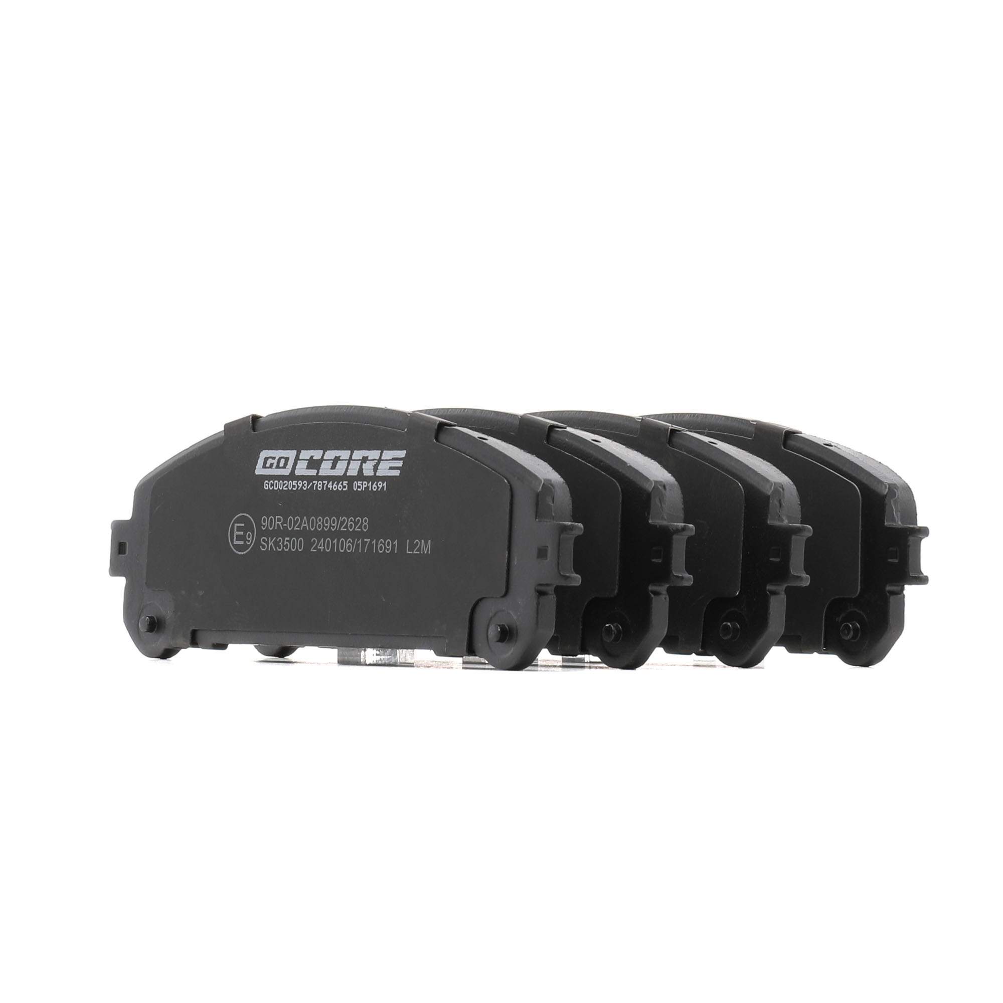 goCORE Bremsbeläge Produkt Nr.: GCD020593 zum günstigen Preis von 103,48 € kaufen