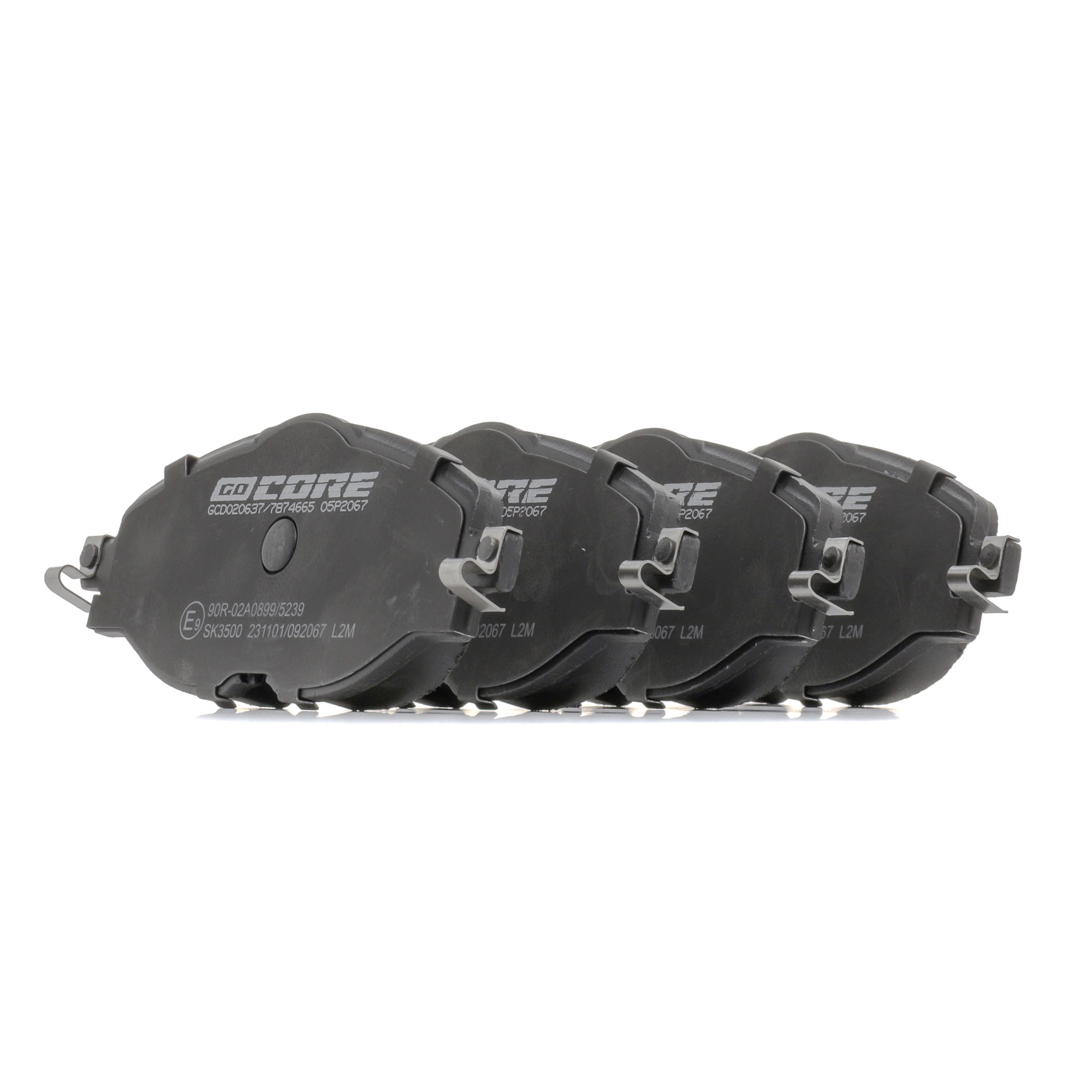 goCORE Bremsbeläge Produkt Nr.: GCD020637 zum günstigen Preis von 91,09 € kaufen
