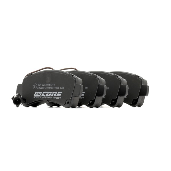 Koop online goedkoop originele Remblokken GCD020701 vergelijkbaar met 77367094 OEM-nummers
