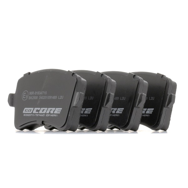goCORE 8K0 698 451 E Bremsbeläge