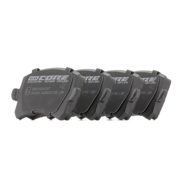 Koop online goedkoop originele Remblokken GCD020736 vergelijkbaar met 8E0698451M OEM-nummers