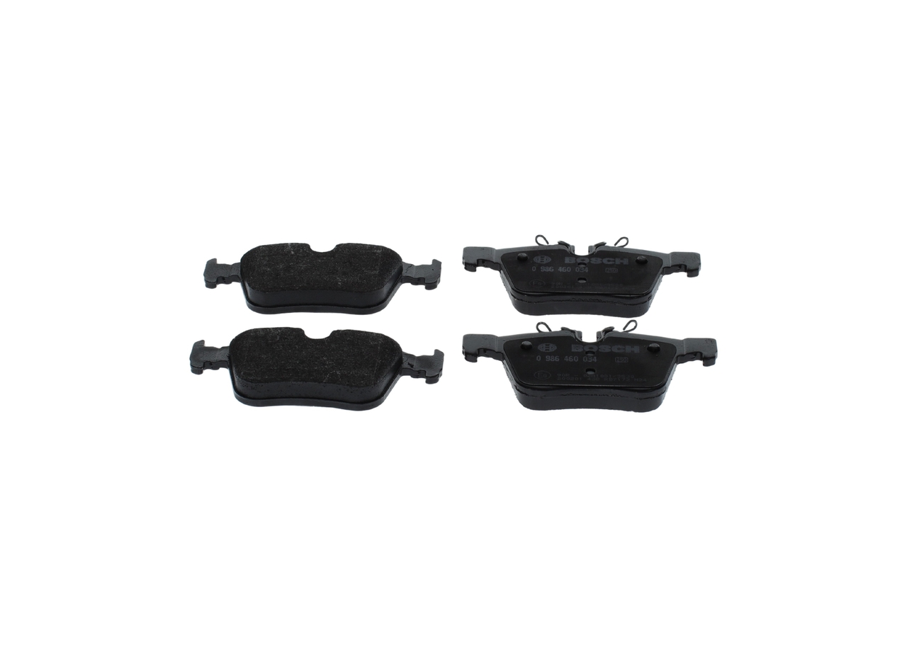 Įsigykite nebrangią originalią Stabdžių kaladėlės 0 986 460 034. sulyginama su T4K17558 OEM numeriais internetu