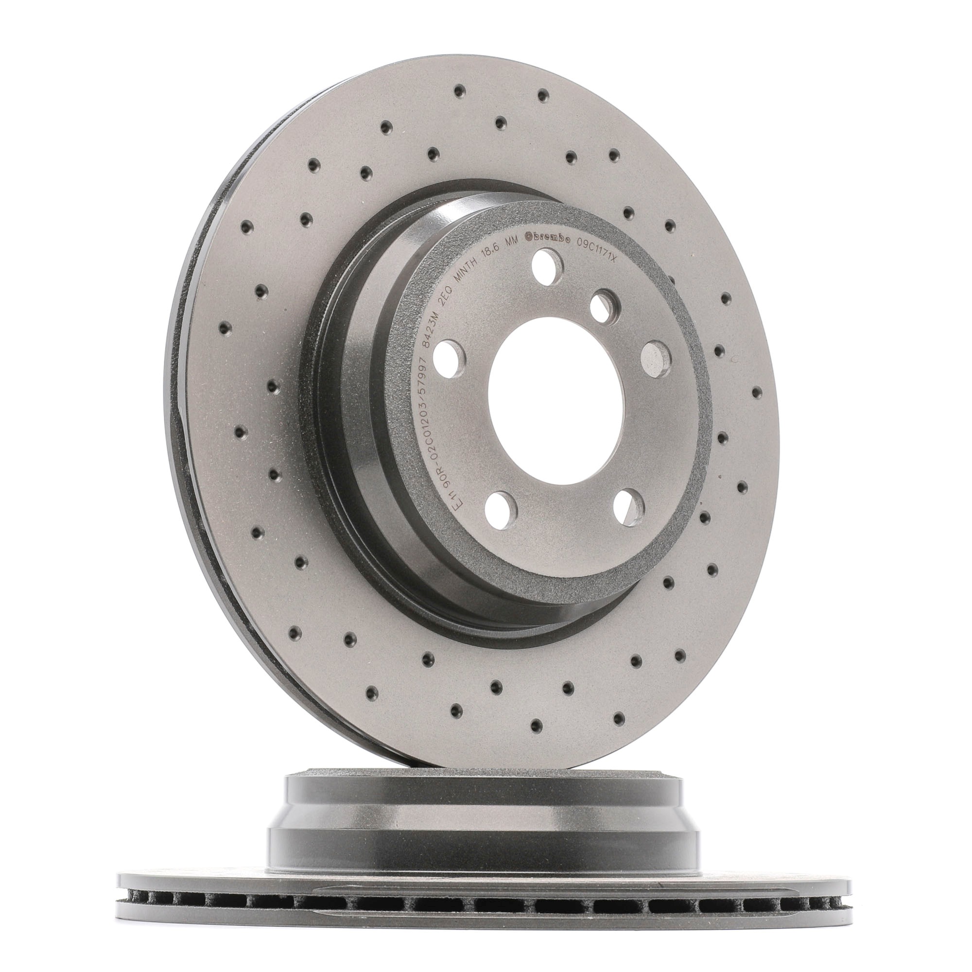 Köp BREMBO Bromsskiva Produktnummer: 09.C117.1X till det förmånliga priset av 1278,11 kr