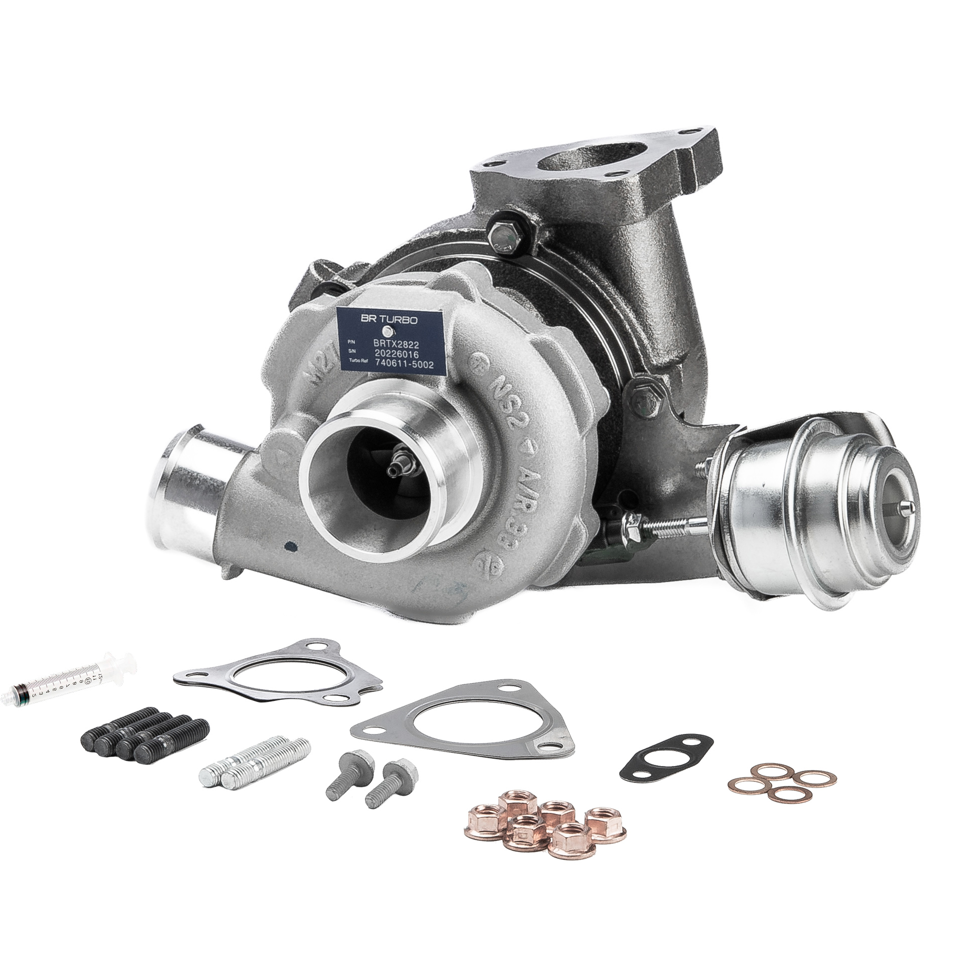 Įsigykite nebrangią originalią Turbokompresorius BRTX2822M. sulyginama su 282012A400 OEM numeriais internetu