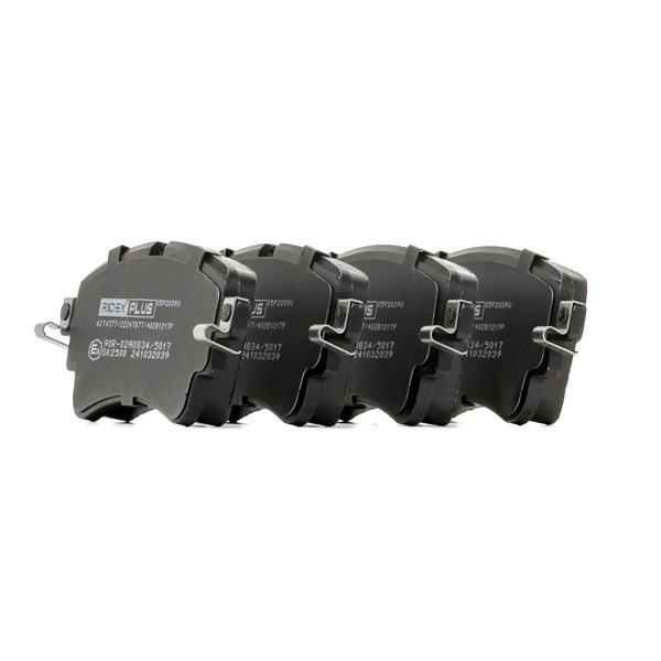 OEM Τακάκια φρένων VW 2.0 TSI 4motion 245 PS Βενζίνη 4N0698451 από την RIDEX PLUS ηλεκτρονικά σε χαμηλές τιμές