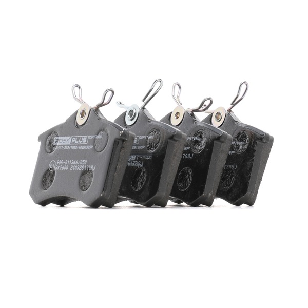 OEM Plăcuțe de frână CITROËN 1.6 Bioflex 113 CP Benzina/Etanol 1001096 de la RIDEX PLUS online la un preț incredibil