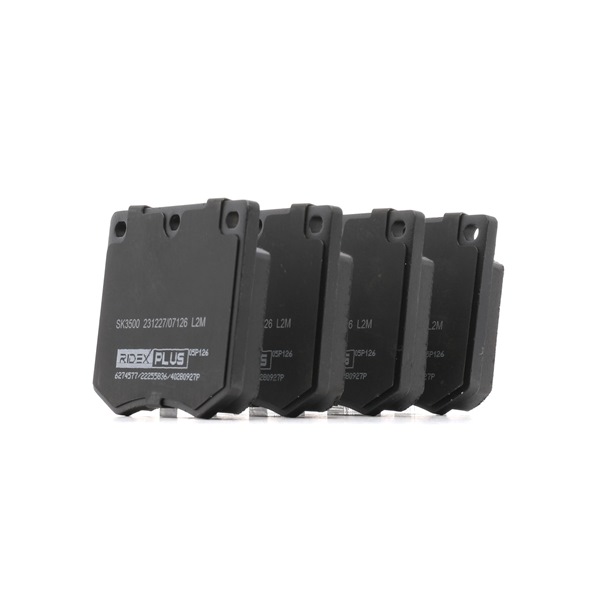 OEM Set plăcuțe de frână, frână cu disc FORD Taunus (GBTS, GBFS, CBTS) 1978 1487416, 1540738, 1540739 RIDEX PLUS