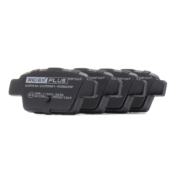 OEM Комплект спирачно феродо, дискови спирачки FIAT 1.9 JTD 80 K.C. дизел 71769094 от RIDEX PLUS онлайн на супер цени
