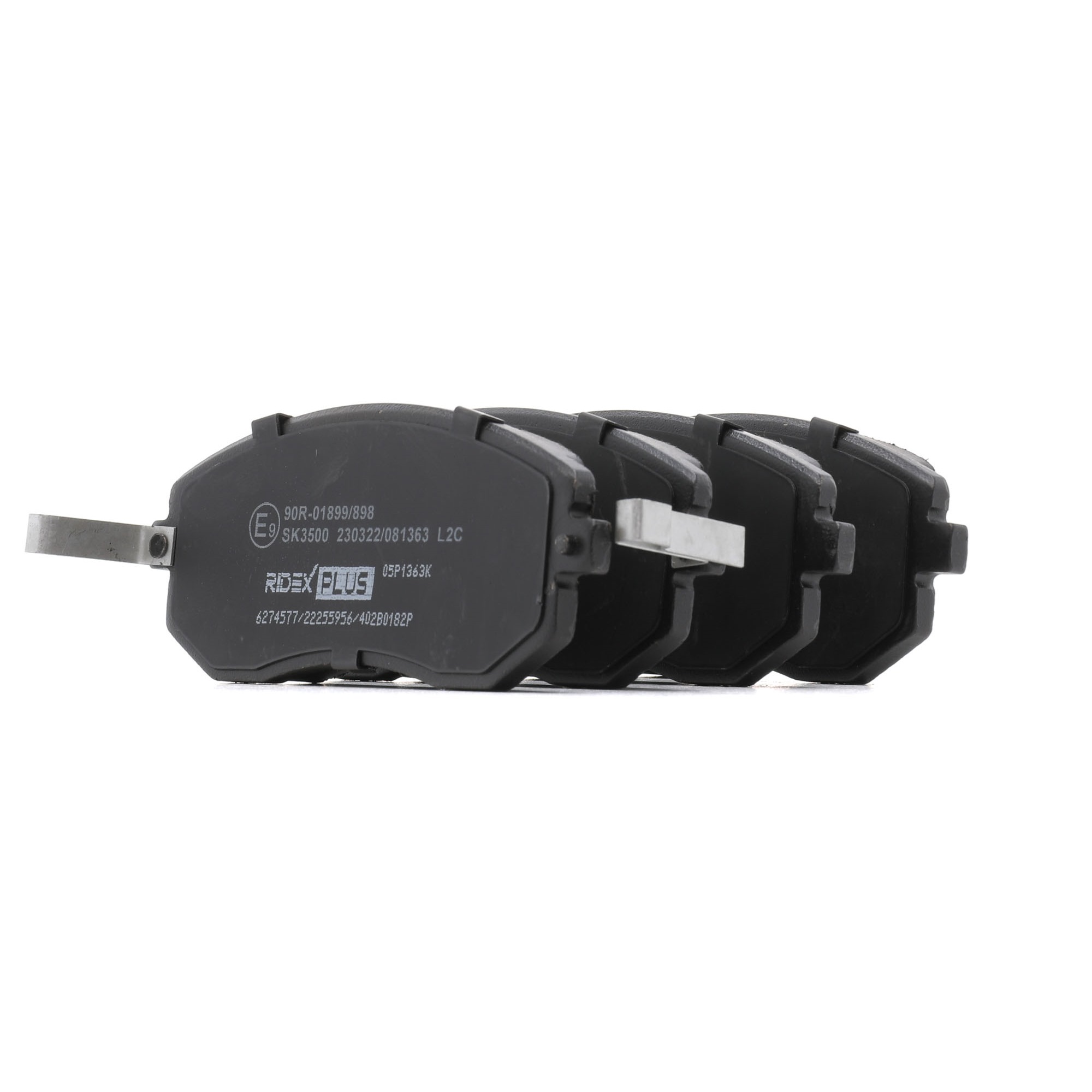 Köp RIDEX PLUS Bromsbelägg Produktnummer: 402B0182P till det förmånliga priset av 381,20 kr