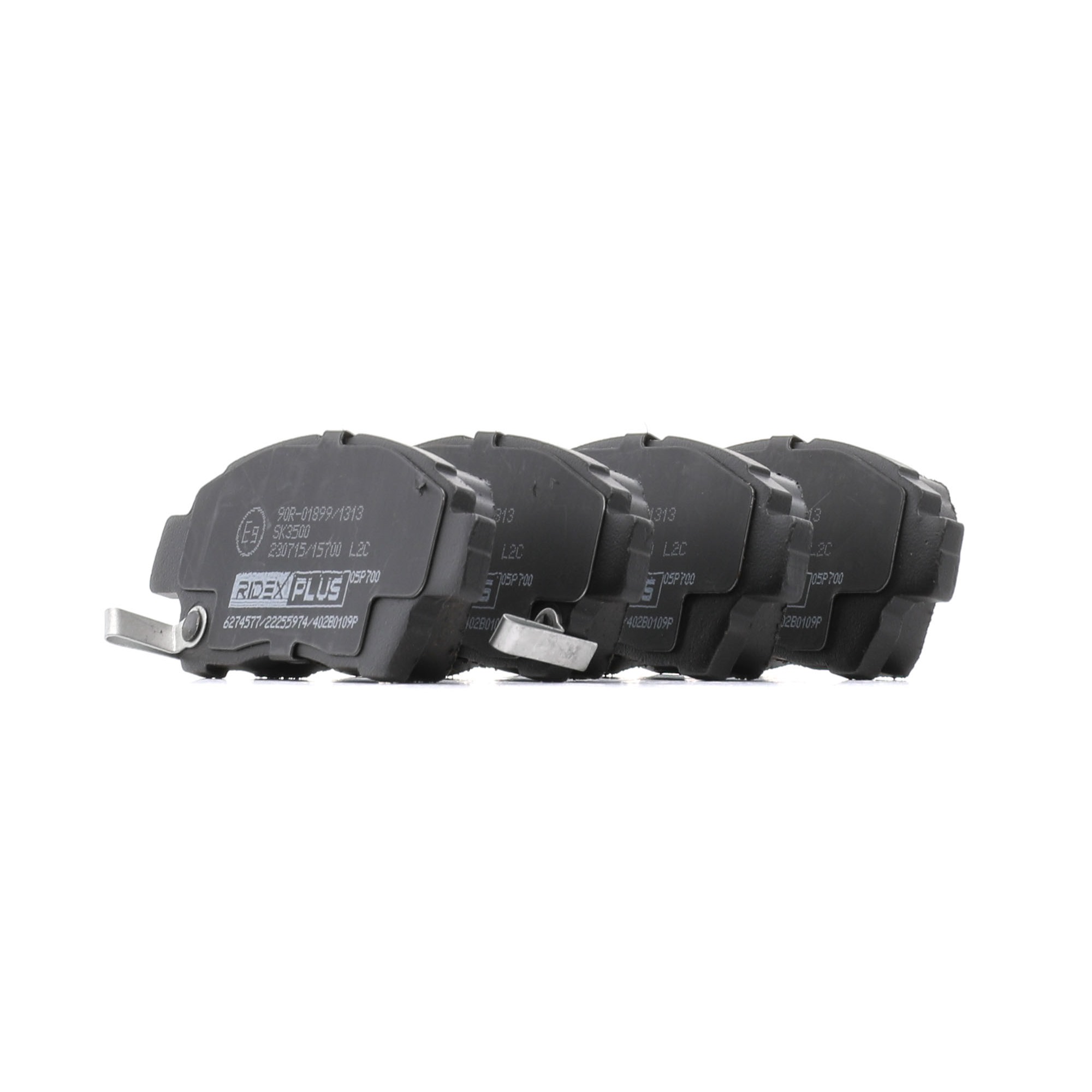 Köp RIDEX PLUS Bromsbelägg Produktnummer: 402B0109P till det förmånliga priset av 278,68 kr