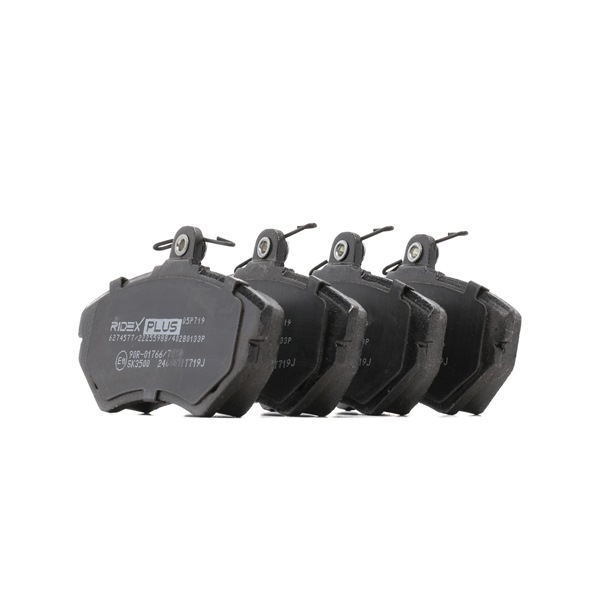 OEM Τακάκια φρένων VW 2.8 V6 Syncro/4motion 193 PS Βενζίνη 8E0698151 από την RIDEX PLUS ηλεκτρονικά σε χαμηλές τιμές