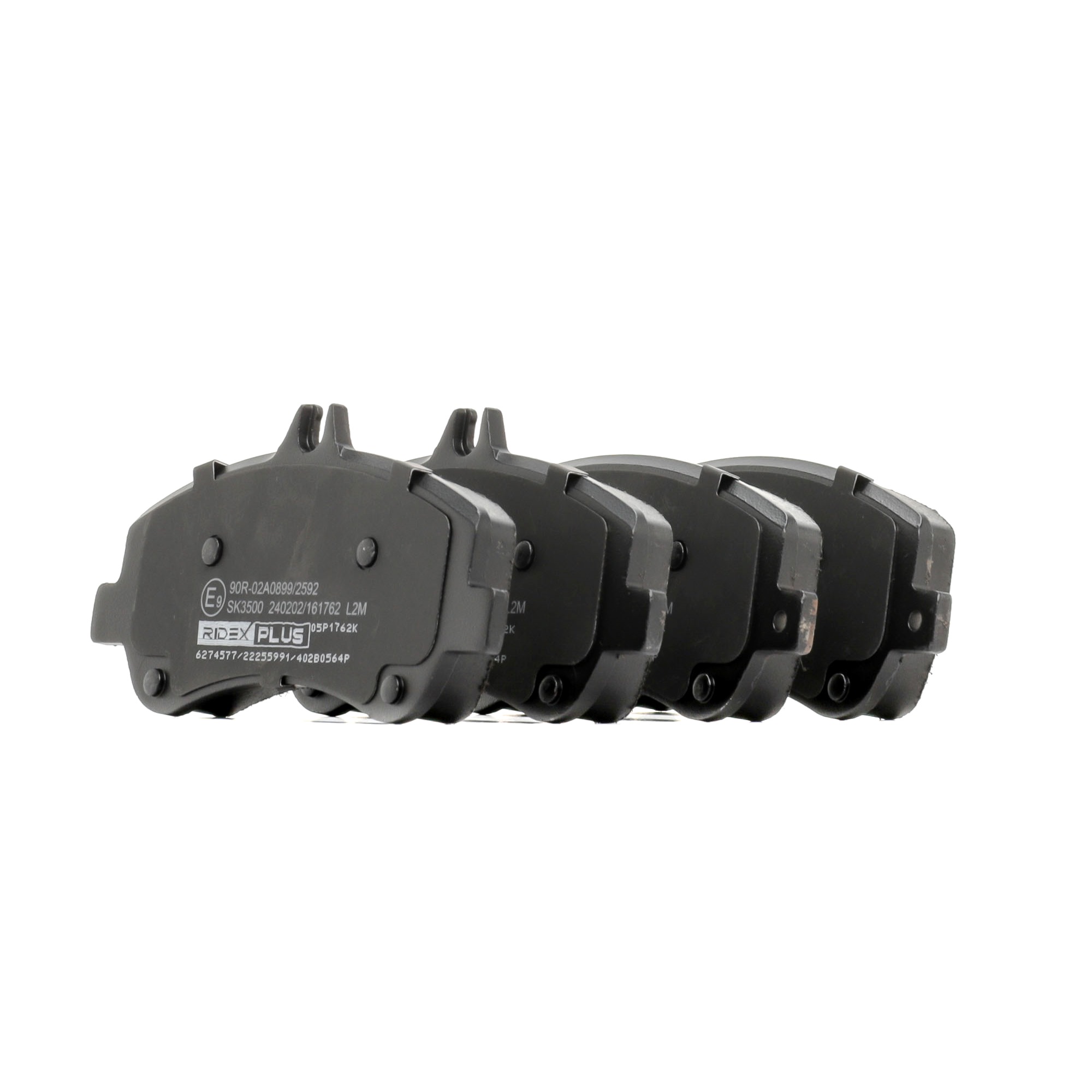Köp RIDEX PLUS Bromsbelägg Produktnummer: 402B0564P till det förmånliga priset av 521,32 kr