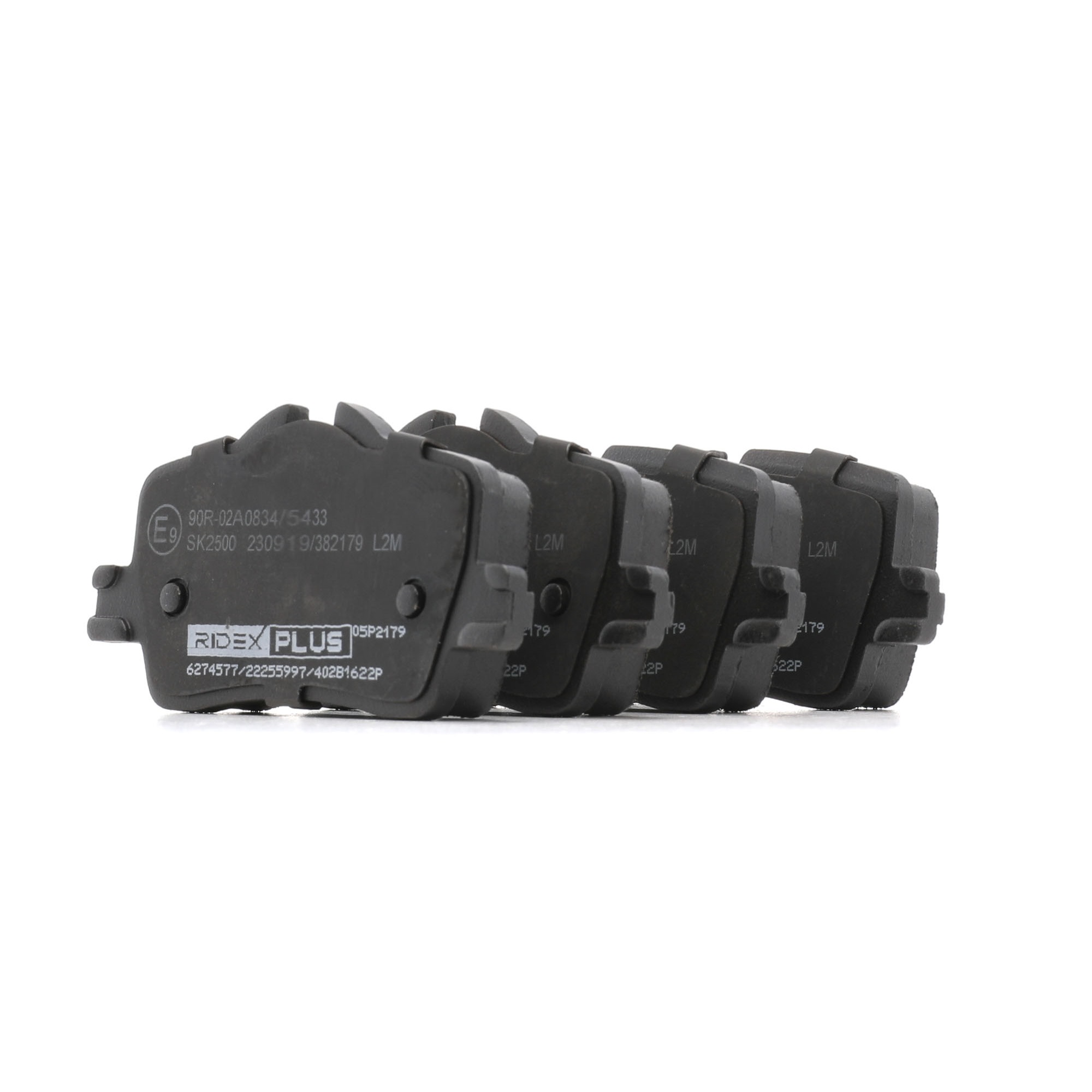 Köp RIDEX PLUS Bromsbelägg Produktnummer: 402B1622P till det förmånliga priset av 616,19 kr