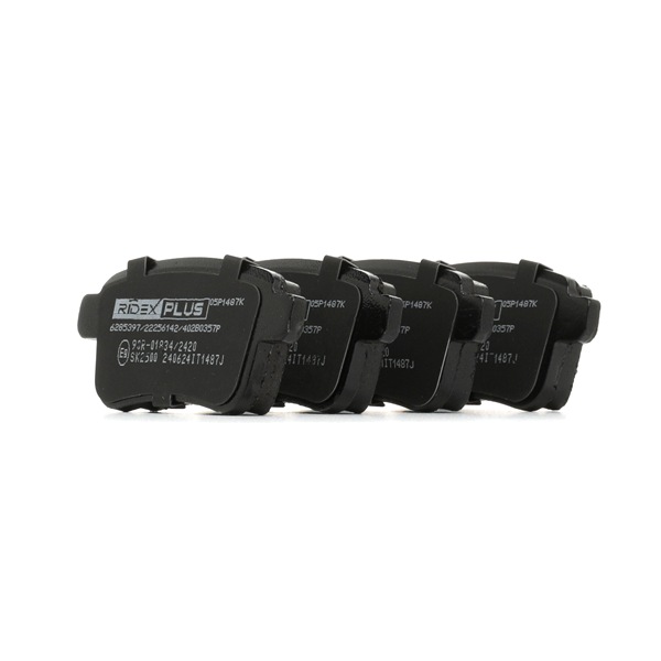 OEM Remblokken RENAULT 1.5 dCi 110 (FW0C, FW0H) 109 PK Diesel 4154210400 van RIDEX PLUS online aan geweldige prijzen
