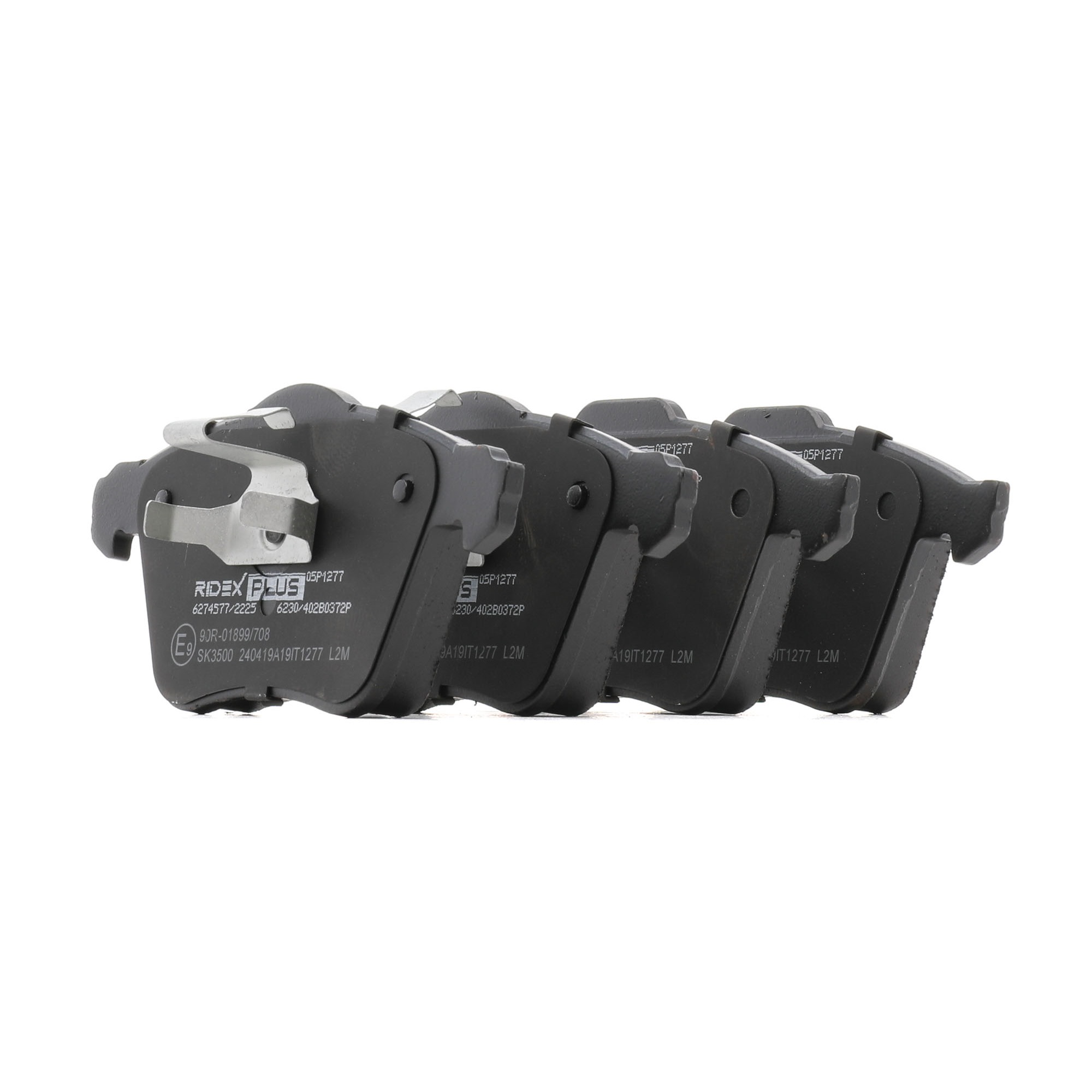 Vásároljon RIDEX PLUS Fékbetét készlet, tárcsafék alkatrészt, termékkód: 402B0372P alacsony áron: 13136,00 Ft