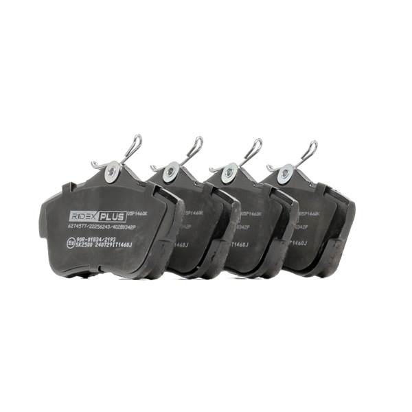 OEM Комплект спирачно феродо, дискови спирачки FIAT 2.0 D Multijet 136 K.C. дизел 1611839580 от RIDEX PLUS онлайн на супер цени