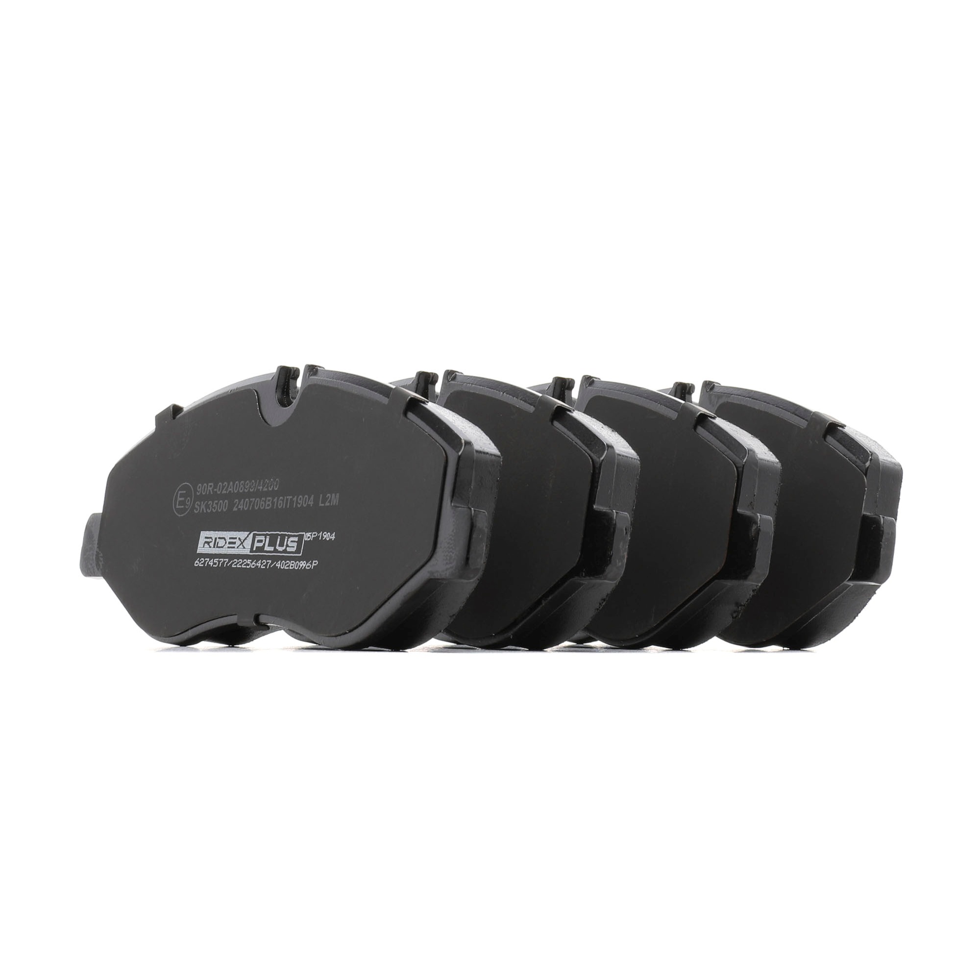 Įsigykite RIDEX PLUS Stabdžių kaladėlės Prekės Nr.: 402B0996P už žemiausią 37,17 € kainą