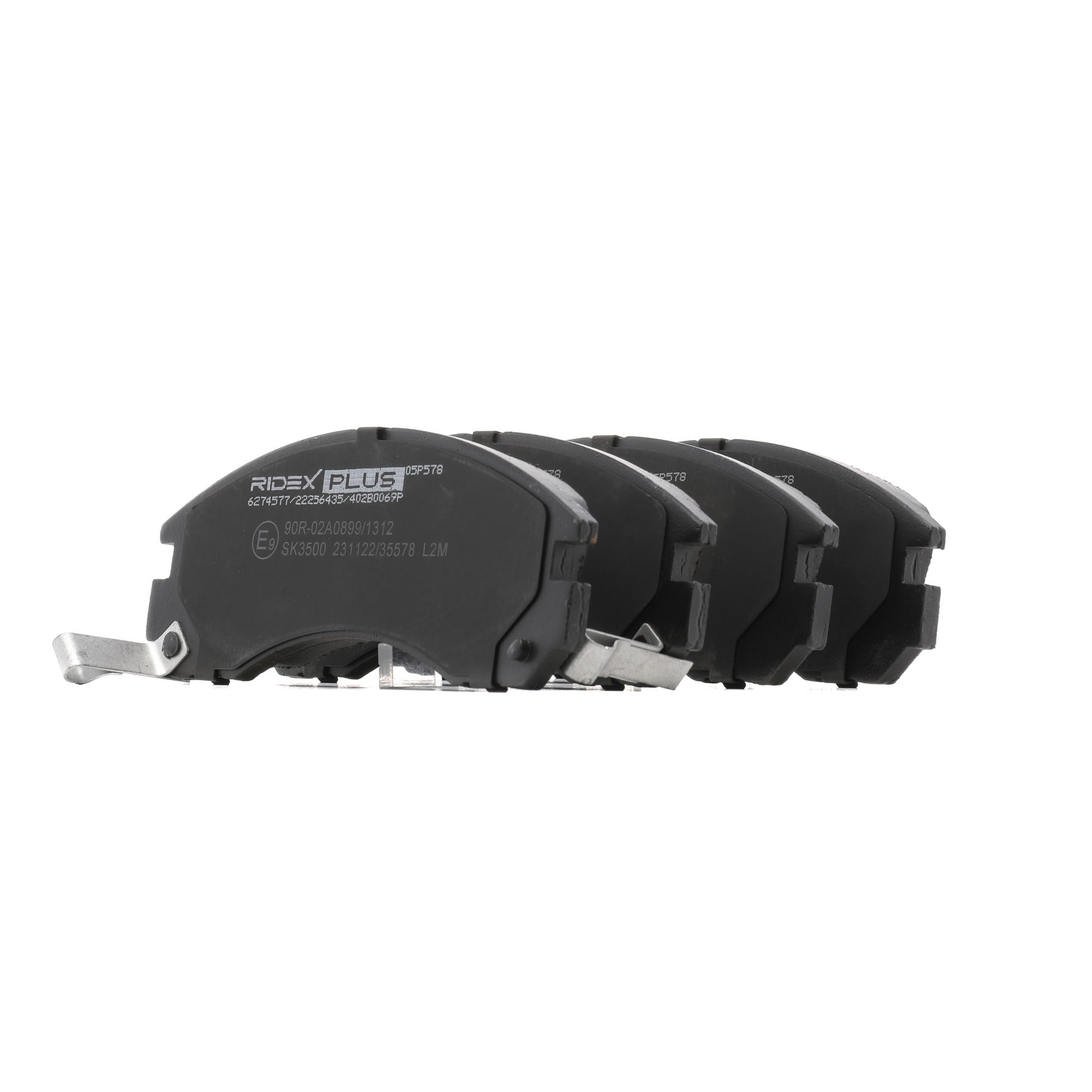 RIDEX PLUS 402B0069P Plaquettes de frein