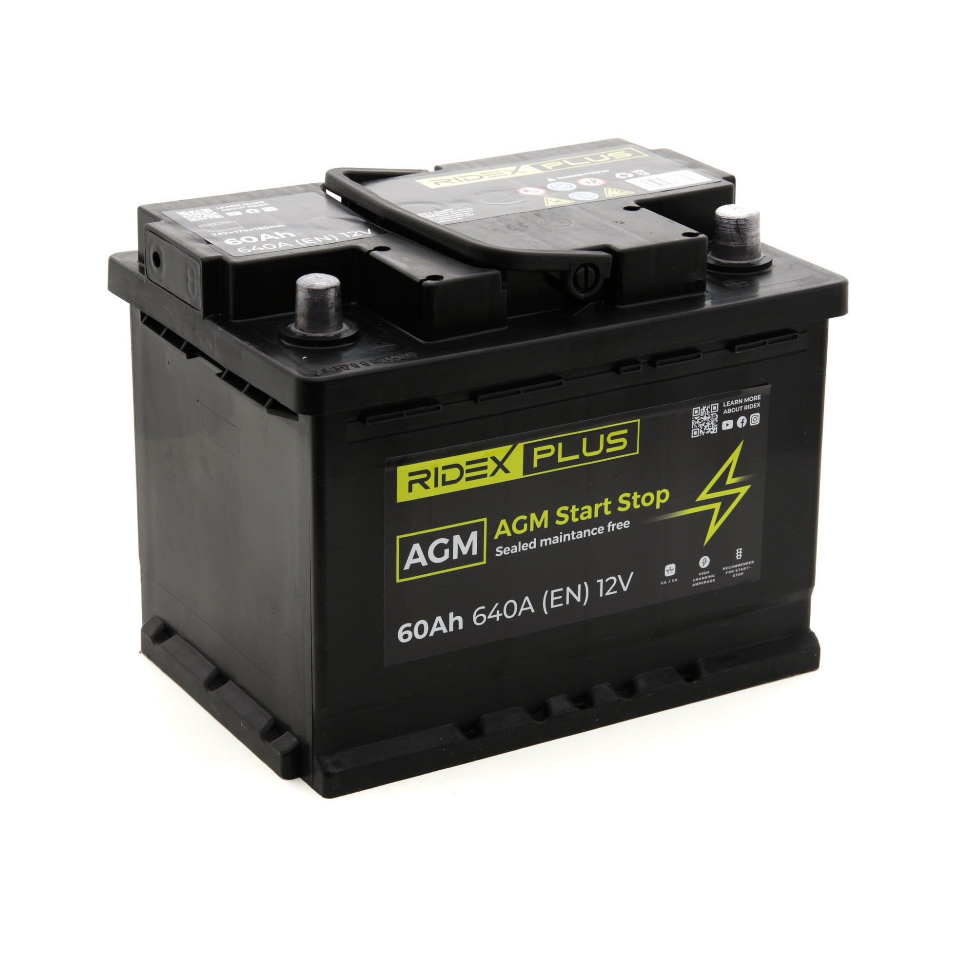 Köp RIDEX PLUS Batteri Produktnummer: 1S0037P till det förmånliga priset av 2238,18 kr