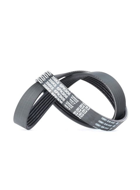 Cumpărați online Curea transmisie cu caneluri 6PK906 original/ă și la un preț mic, compatibil/ă cu nr. OEM 1340A155