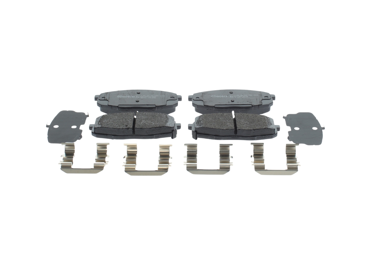 Įsigykite nebrangią originalią Stabdžių kaladėlės 0 986 460 168. sulyginama su 58101M0A00 OEM numeriais internetu