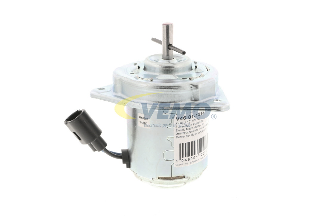 Ostke odavaid originaale Elektrimootor, radiaatoriventilaator V46-01-1318 mis on võrreldavad 7701036722 OEM numbritega internetis