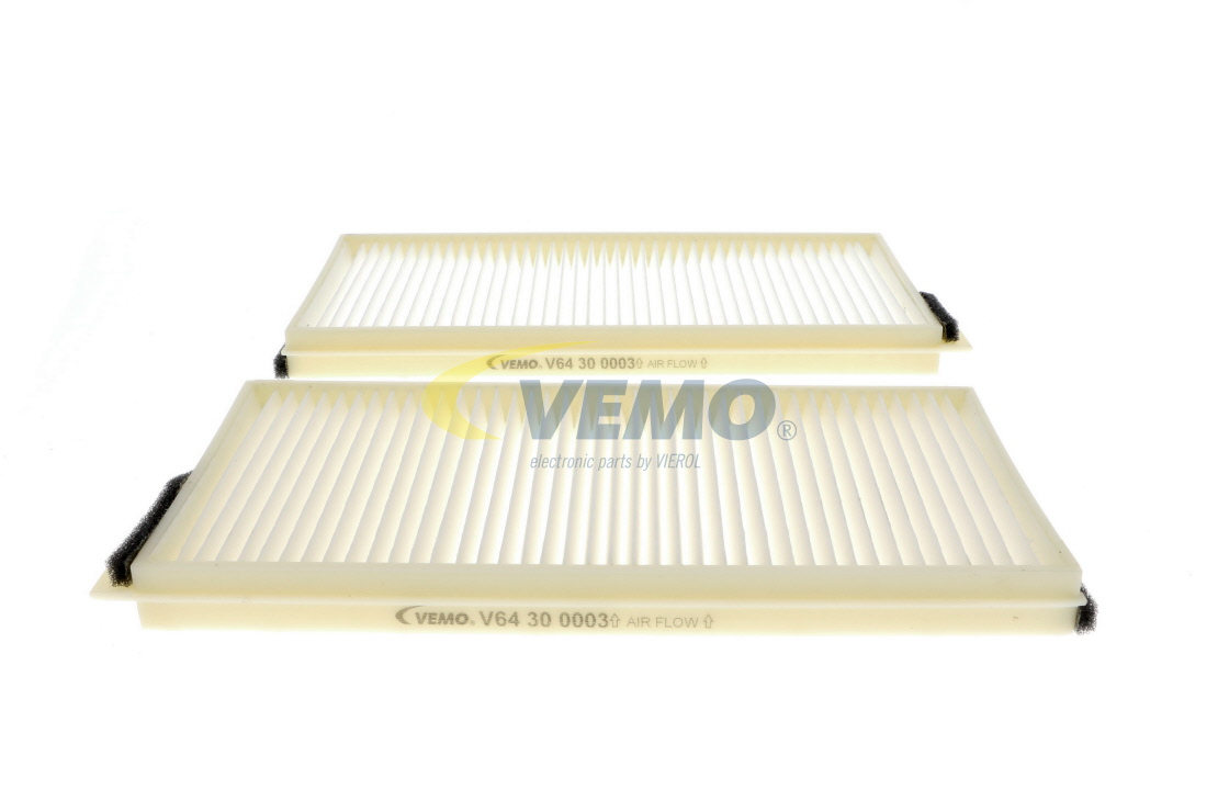 Įsigykite VEMO Salono filtras Prekės Nr.: V64-30-0003 už žemiausią 23,26 € kainą