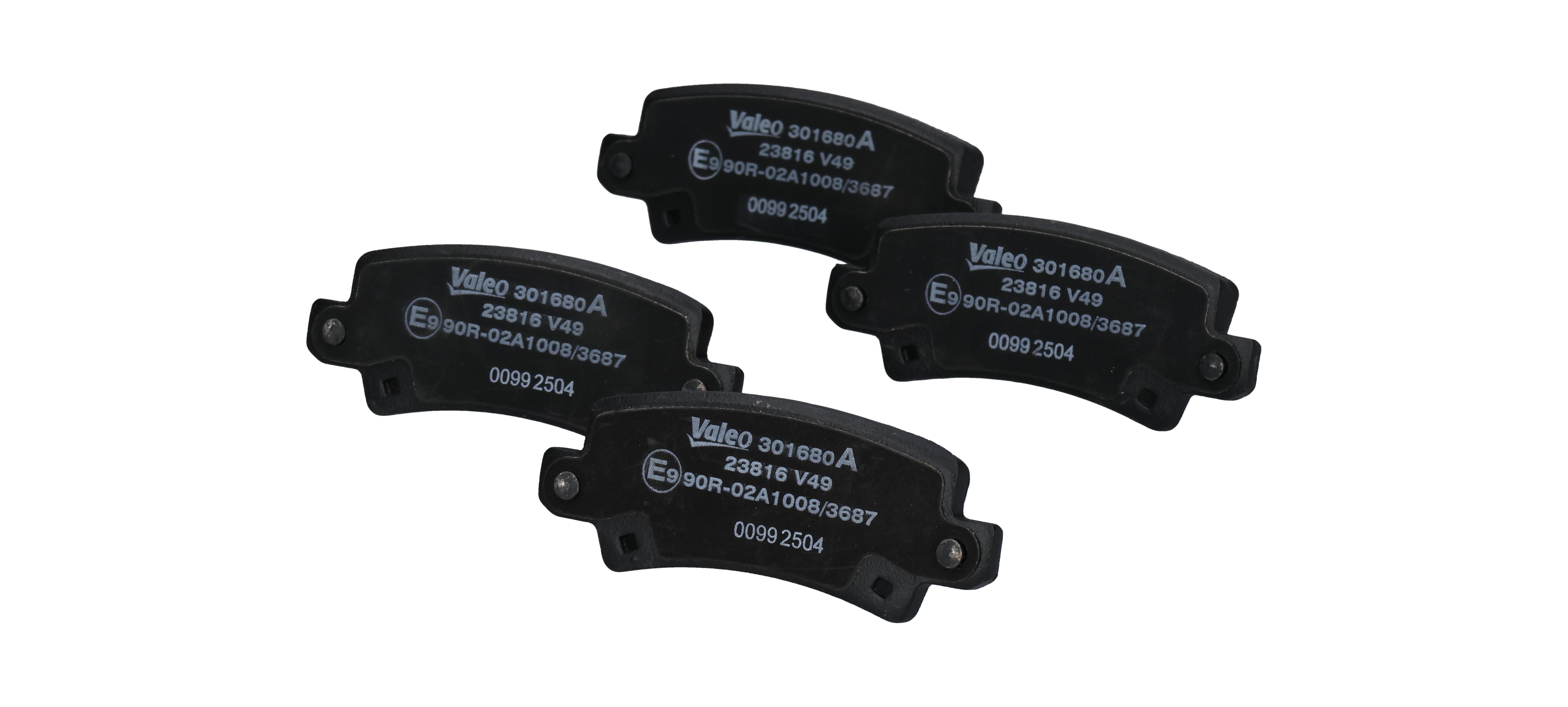 Įsigykite nebrangią originalią Stabdžių kaladėlės 301680A. sulyginama su 04466YZZD9 OEM numeriais internetu